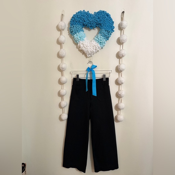 Anthropologie Maeve The Colette Wide Leg High Rise Cropped Pants: Ponte Edition - Picture 2 of 12